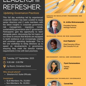 Board Leadership Refresher: Updating Governance Practices - Intake 03