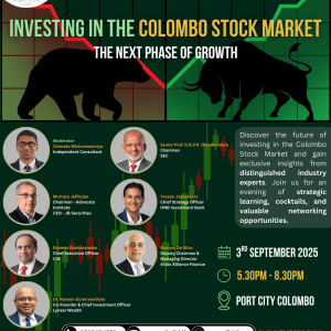 CSE Investment Forum - Investing In The Colombo Stock Market: The Next Phase Of Growth